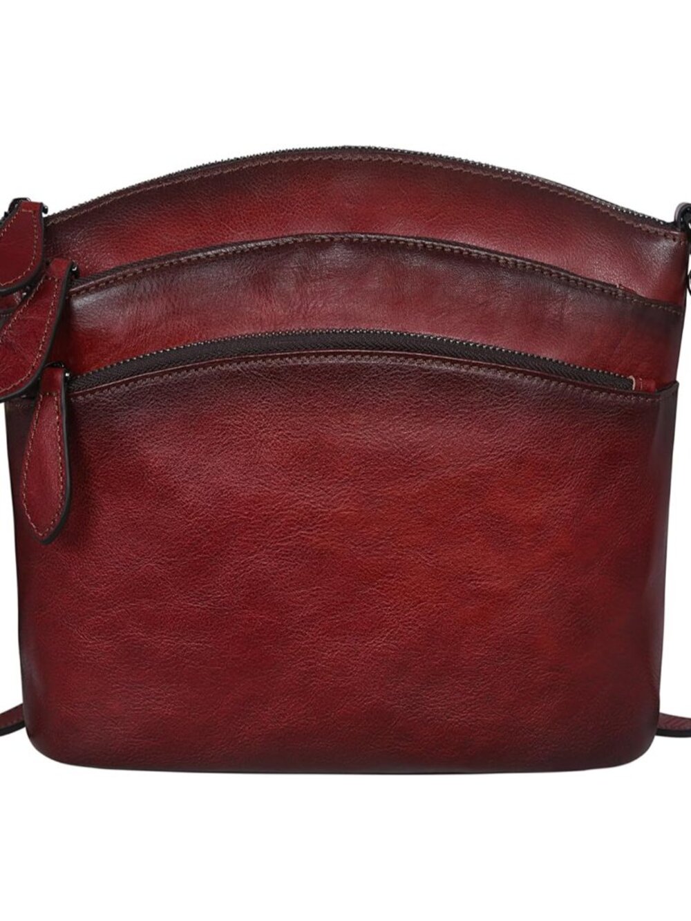 for Women Genuine Leather Purses with Multi-Pockets Vintage Ladies Small Shoulde